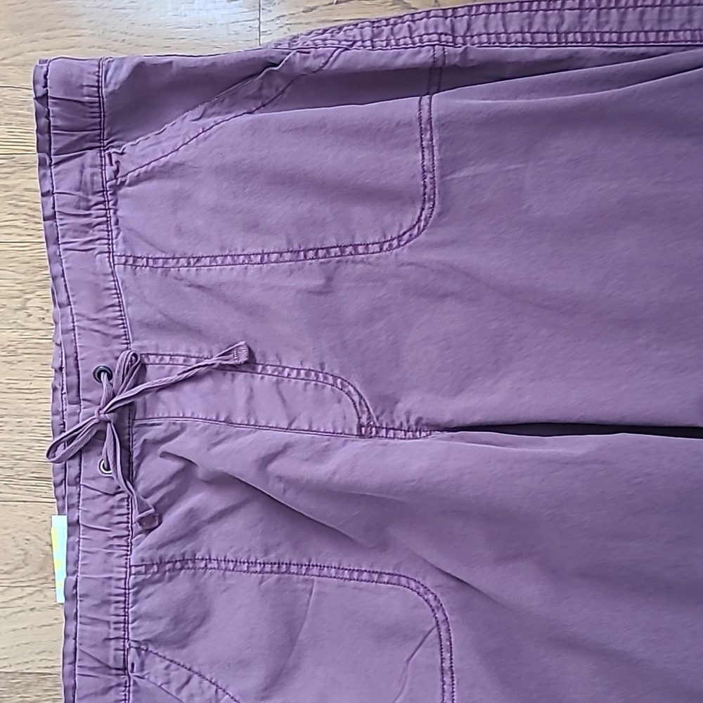 SONOMA BRAND WOMENS PLUS SIZE MAUVE CAPRIS SIZE 0X - Picture 5 of 15